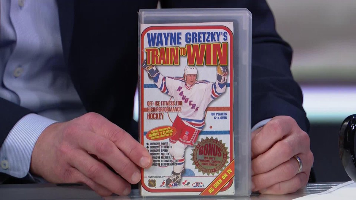 A very special birthday gift for a very special guy... @biznasty2point0 is going home with his very own copy of Wayne Gretzky's Train to Win 😭