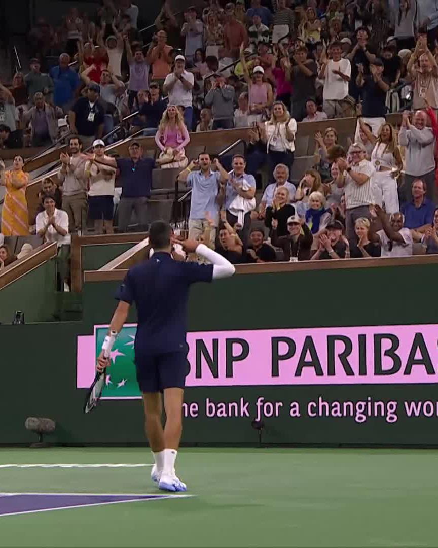 Look at what it still means to Novak Djokovic. Never change.