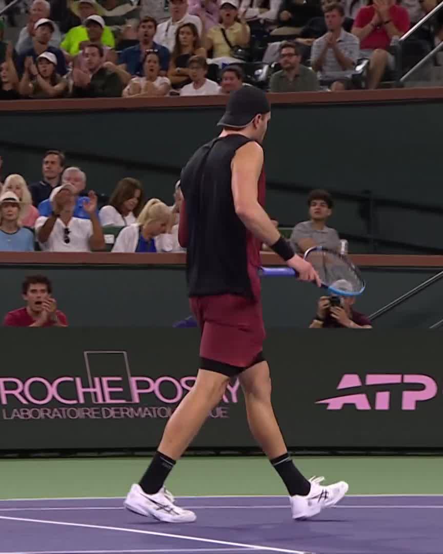 RAPID reactions 🙌 jack draper #TennisParadise