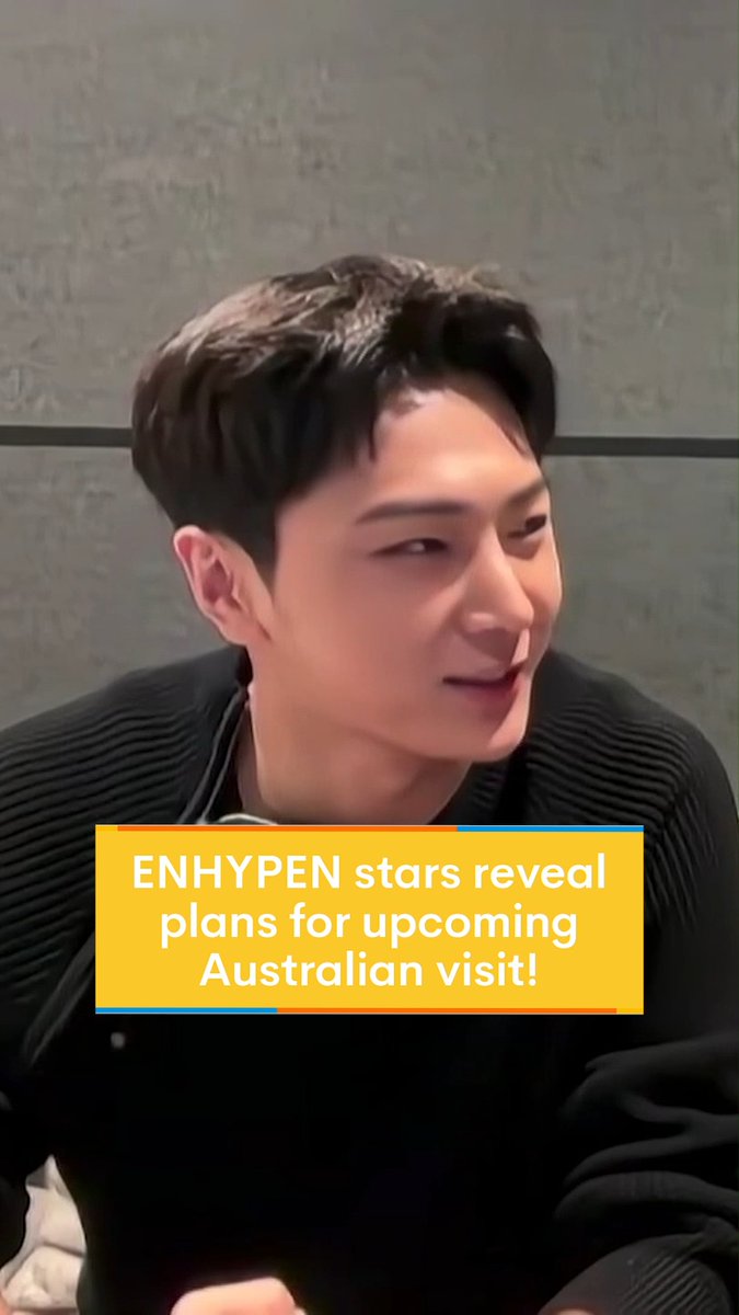 Get excited #ENGENE! ENHYPEN OFFICIAL will be touching down in Australia soon! 😍 #ENHYPEN #JAKE #JAY