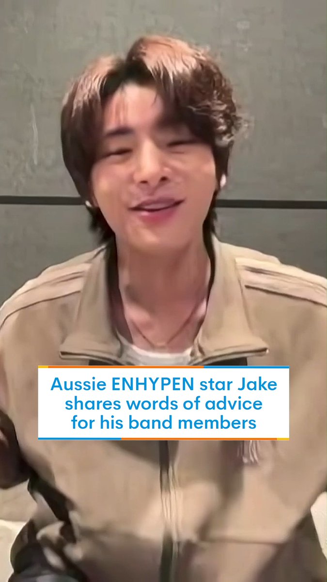 Aussie ENHYPEN OFFICIAL star #JAKE has a few words of wisdom for his band members before they arrive in AUS! #ENGENE #JAY #ENHYPEN