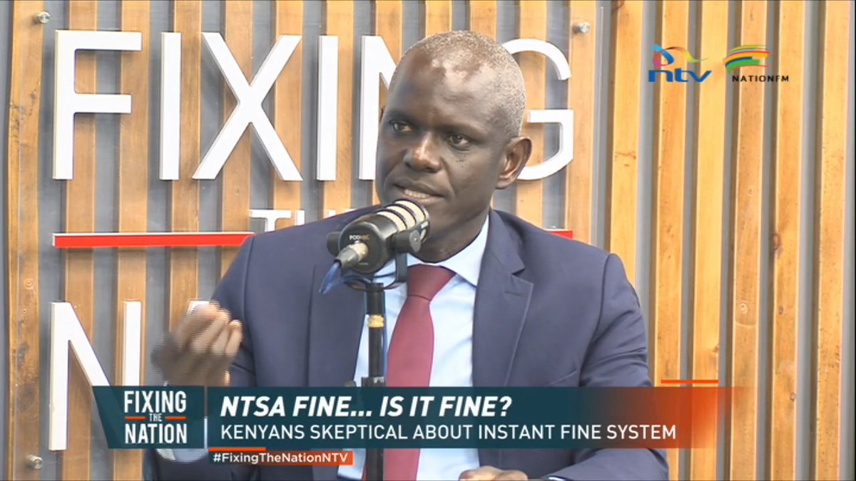 NTSA fines: No payment via mobile money. NTSA Director General Eng. Nashon Kondiwa says the option will be available later, warning Kenyans against fraudsters. #FixingTheNationNTV @nationfmke @ericlatiff @mariambishar