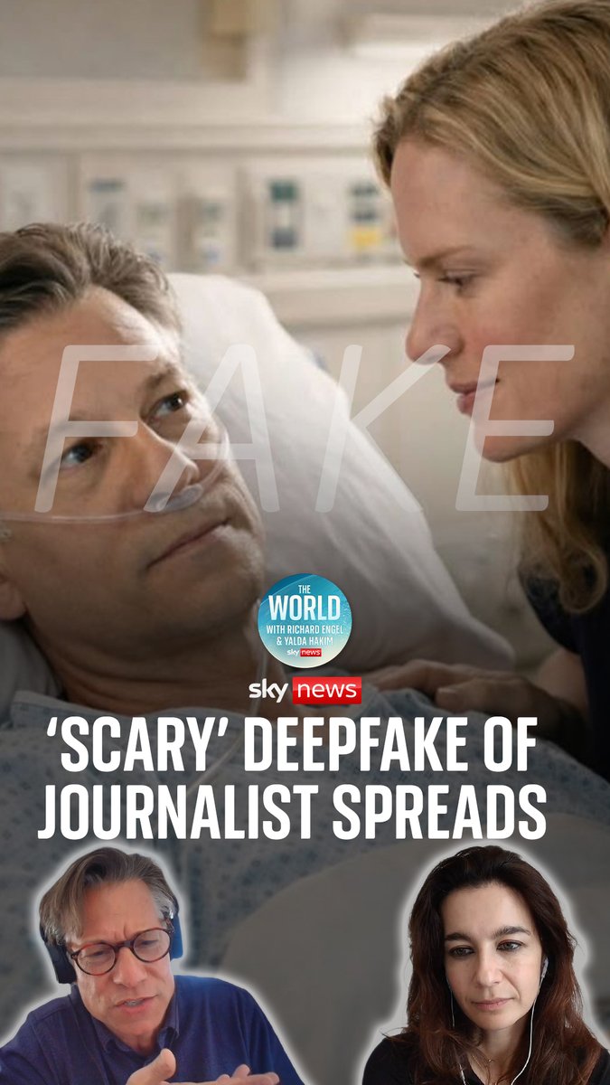 "They either want me dead, to sow doubt, or to confuse people." NBC journalist Richard Engel has been deepfaked. He tells his co-host of The World podcast Yalda Hakim, who was also a victim of a deepfake just months ago, what happened. 🎧 👉