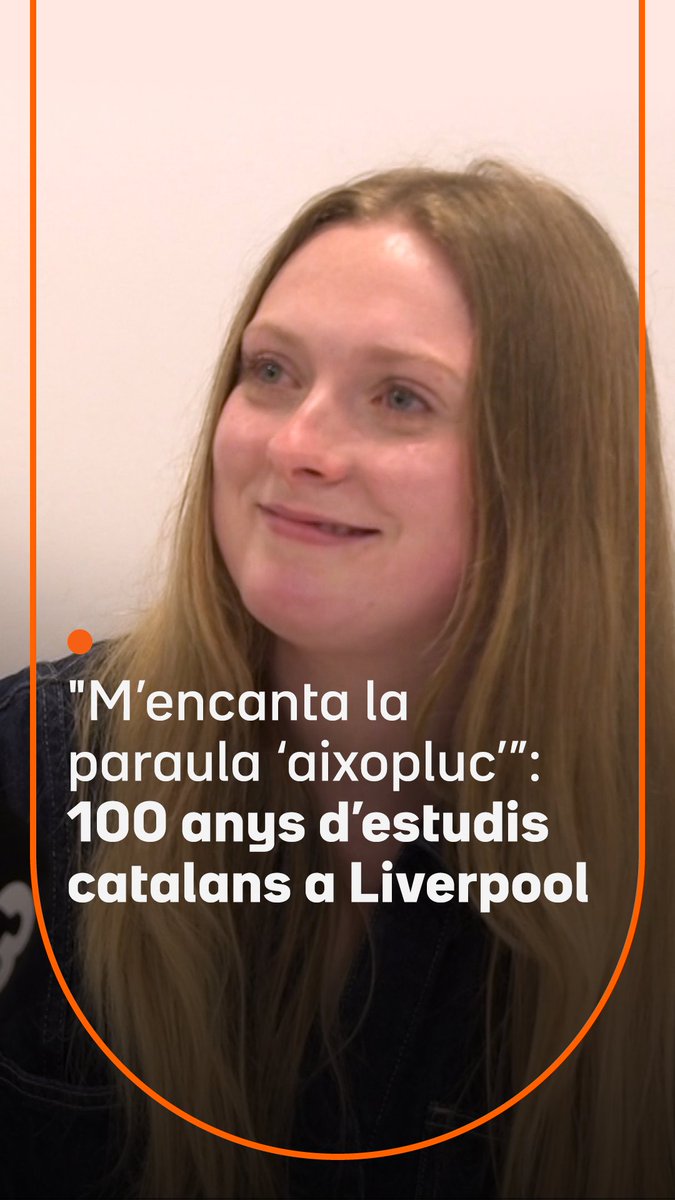 "M’agrada molt la paraula 'aixopluc': no té una traducció exacta a l’anglès, sona bé i és una mica estranya." La Lucy Taylor és una de les alumnes d'estudis catalans a la Universitat de Liverpool, que celebren els 100 anys