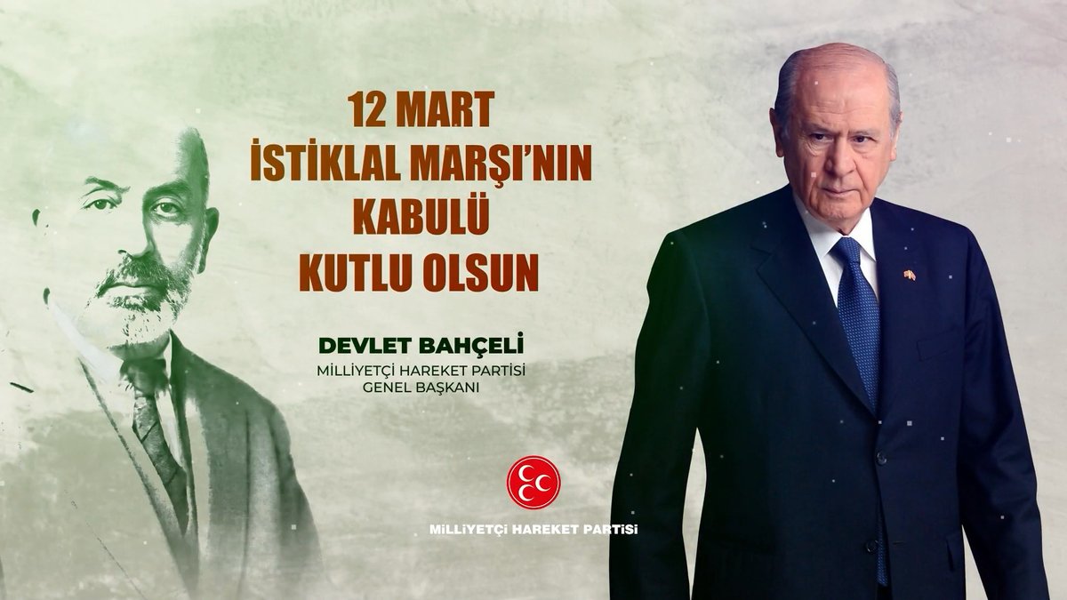 12 Mart İstiklal Marşı'nın Kabulü Kutlu Olsun