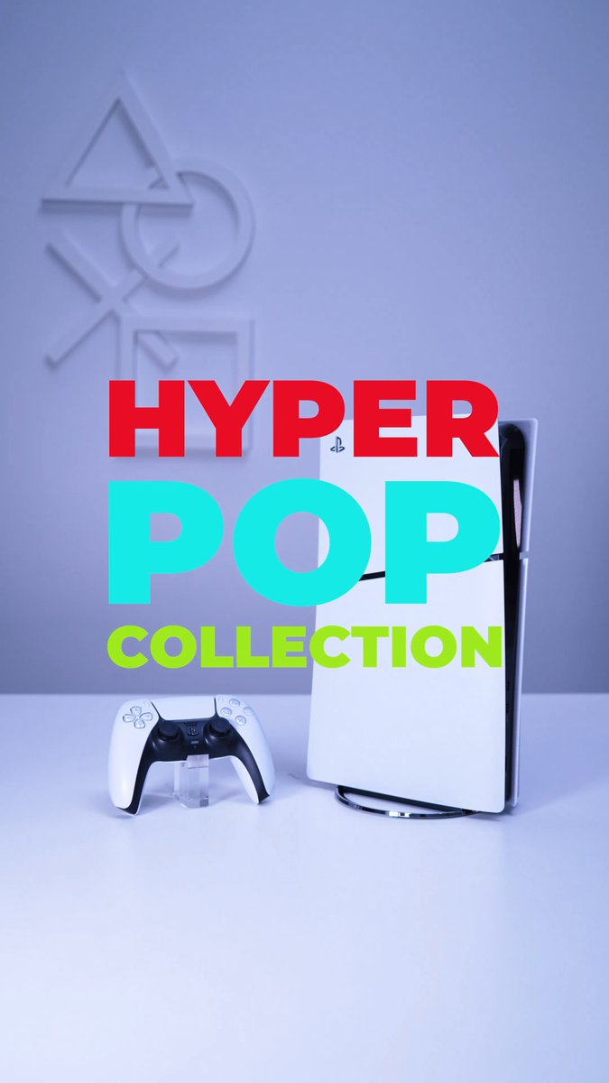 DualSense® ワイヤレスコントローラーとPlayStation®5本体カバー向けに3つのデザインで展開される「ハイパーポップ コレクション」が本日3月12日(水)発売! 光沢のあるブラックと鮮やかなネオンカラーで、PS5®︎を彩ろう🟥🟩🟦