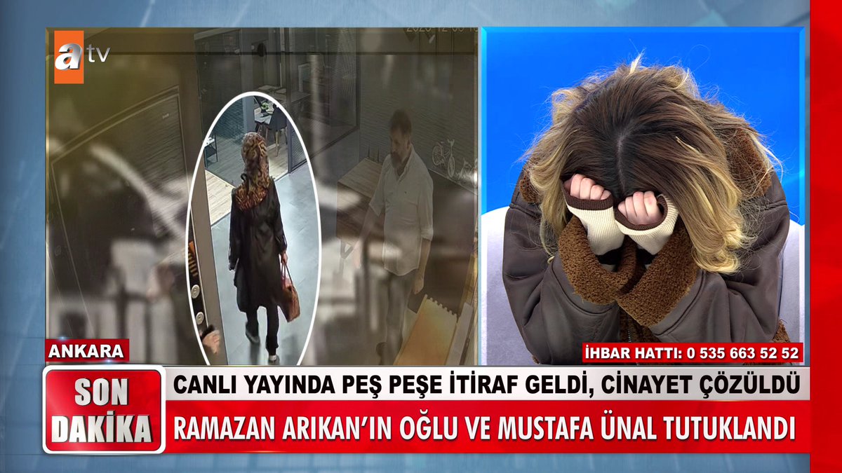 Canlı yayında peş peşe itiraf geldi, cinayet çözüldü. Savcılığa teslim olan eski eşin sorgusu sürüyor. #MügeAnlıİleTatlıSert #MügeAnlı atv