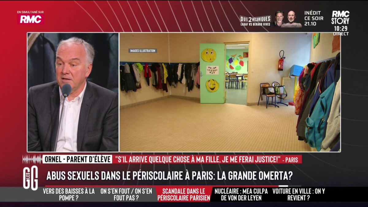 ❌ Agressions sexuelles dans le périscolaire parisien. 📞 Ornel, parent d'élève à Paris : "Je pointe du doigt la mairie de Paris et Emmanuel Grégoire. Il était premier adjoint. Il se cache en disant qu'il n'est plus à la mairie." #GGRMC