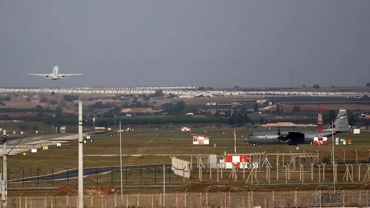 Milli Savunma Bakanlığı: "10. Ana Jet Üs Komutanlığımız Adana İncirlik’te konuşludur. F-16 filomuz, tanker filomuz ve İHA’larımız bulunmaktadır. Tüm tesisleri ile birlikte mülkiyeti Türkiye'ye aittir."
