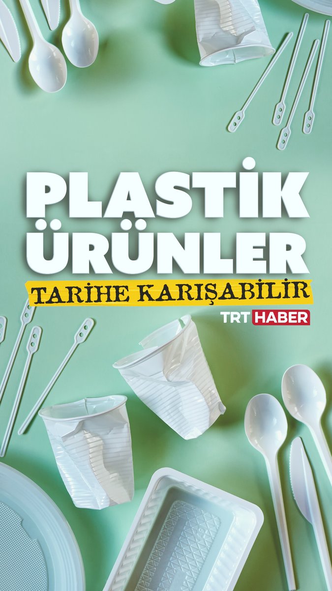 🥤Tek kullanımlık plastikler tarihe karışabilir... Çevre kirliliğine neden olan plastik çatal, tabak, pipet gibi ürünlerin yasaklanması için harekete geçildi. 🥛 Cam, ahşap ve karton gibi doğa dostu alternatifler teşvik edilecek.
