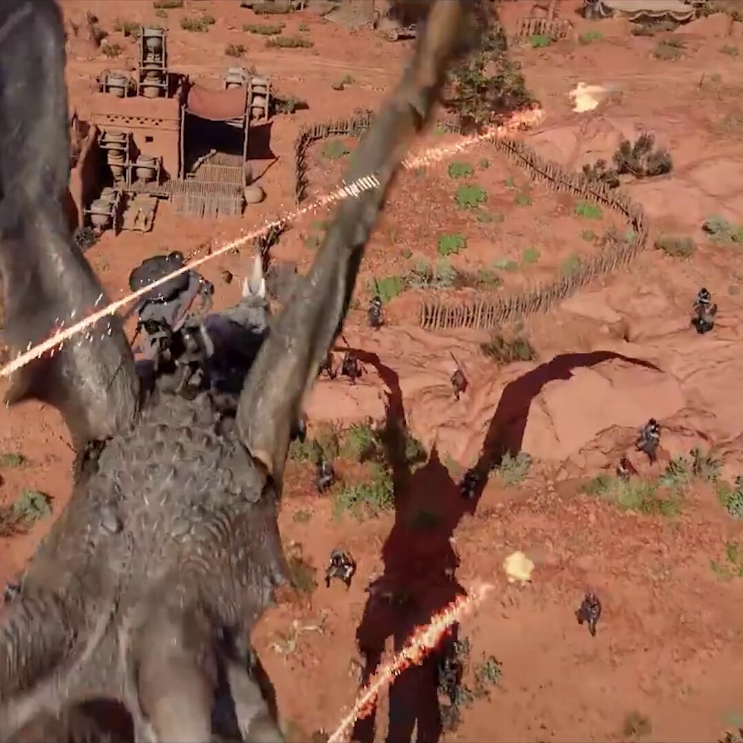 Apparently Crimson Desert has jetpacks 😭 The amount of movement options is just insane. - Fly a dragon - Ride a giant bear - Grapple hook - Super jump ability - Jetpacks