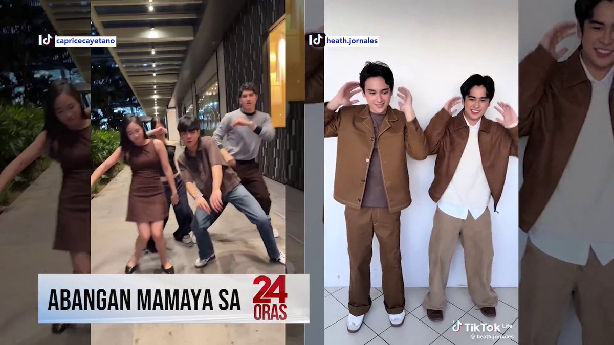 CAPHEATH BUDOTS! 🕺💃 Kinaaliwan ang kulitan online ng PBB Celebrity Collab Edition 2.0! Nag-Budots pa ang ex-housemates: Si Heath, kasama ang other half ng HeaGuel na si Miguel. Habang si Caprice, may collab kasama ang mga Kapuso ex-housemates! Abangan ang chika mamaya sa 24 Oras.