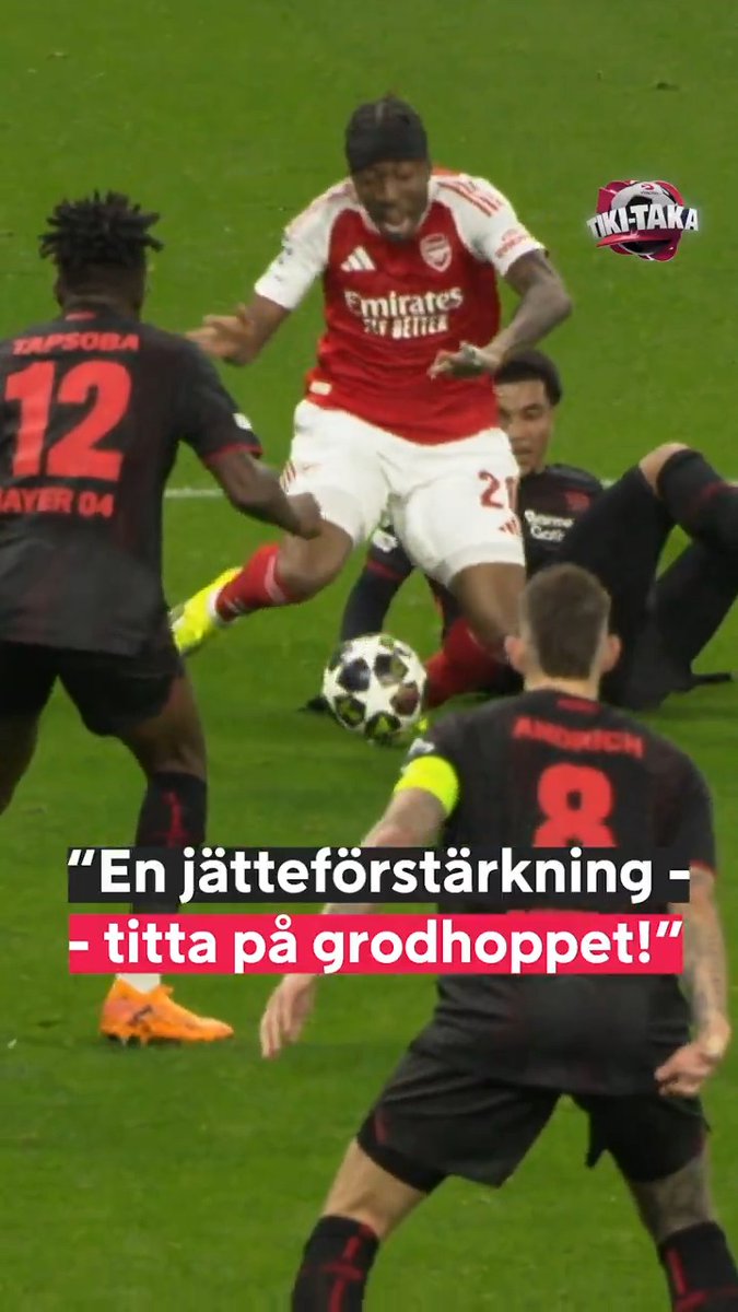 "Titta på grodhoppet!" 🐸 Situationen som gjorde att Arsenal kunde kvittera till 1-1 skapar diskussion 👀 #tikitaka