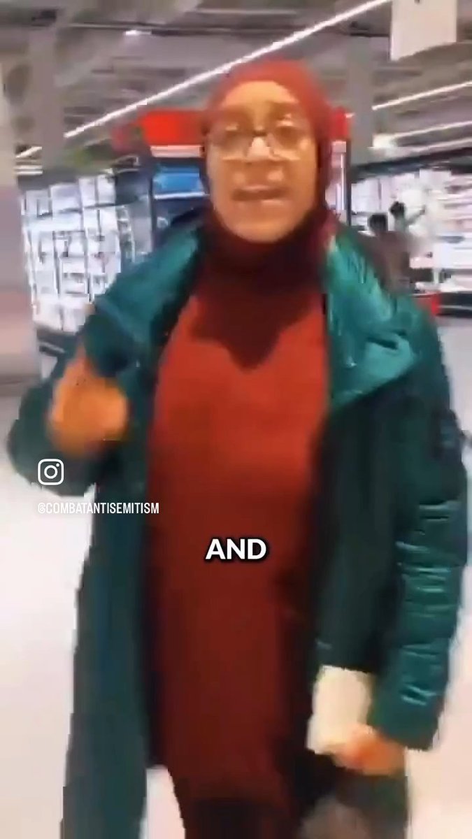 “Hamas is the resistance.” In Bagnolet (Paris suburbs), France 🇫🇷, a woman harassed a Jewish man in a supermarket, calling him a “Zionist,” a “child killer,” and “genocidal,” before saying that Hamas is “the resistance.” Assaulting a Jewish man while he’s shopping, thousands of miles away from the Israel–Hamas War, will not help any Palestinians. What it will do is make Jews feel unsafe and unwelcome in France, reinforcing their belief that Israel needs to exist.