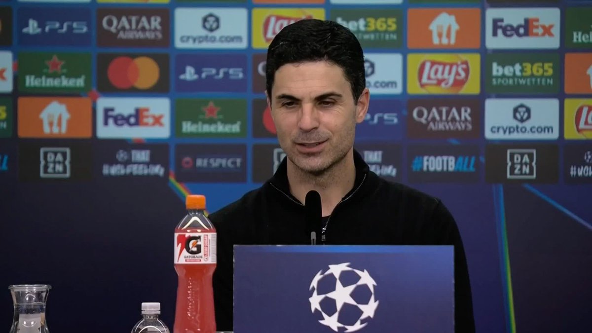 ''We are not ready enough. We concede a chance from a header and then we concede a goal'' Mikel Arteta lamented Arsenal's lack of attention and urgency after his side conceded from a set-piece in their draw to Bayer Leverkusen in the Champions League 🔴
