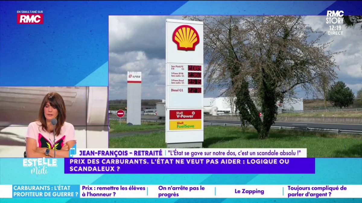 ⛽️ Prix des carburants 📞 Jean-François :"Mon gasoil est à 2,20€ ! J'ai calculé, une augmentation de 15cts du prix à la pompe, ça rapporte 5 millions par jour de TVA ! À chaque crise, c'est une taxe en plus ! J'en ai ras-le-bol de payer pour cet État qui ne fonctionne pas !"