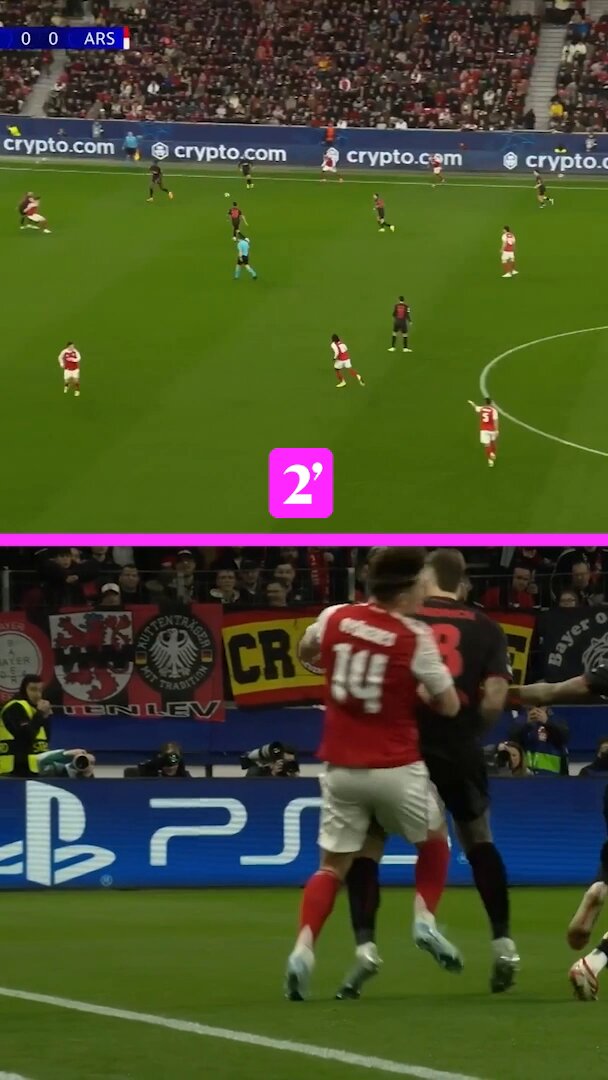 Should Leverkusen's Robert Andrich have been on the pitch when he scored against Arsenal? 🤔