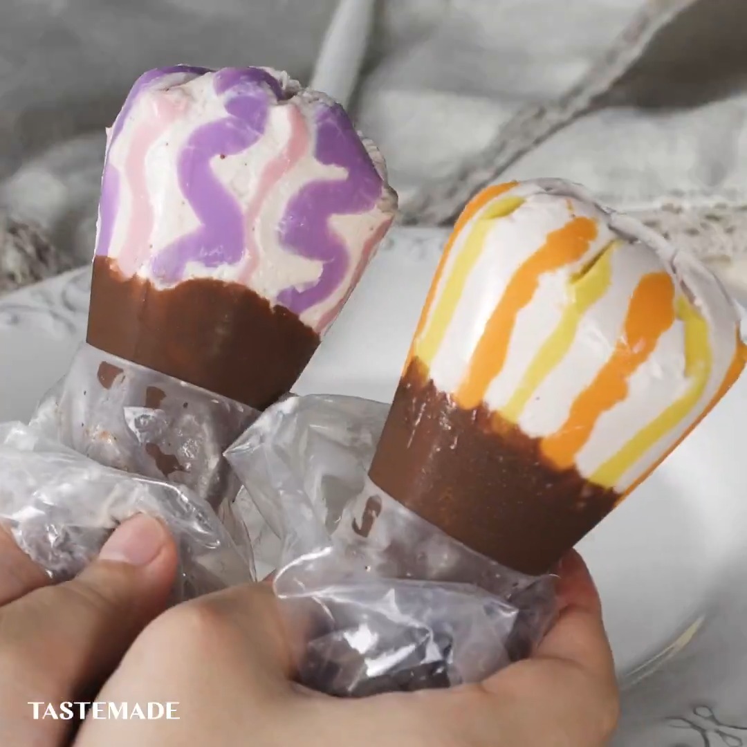 要るのは袋だけ！洗い物ほぼゼロアイス🍨
