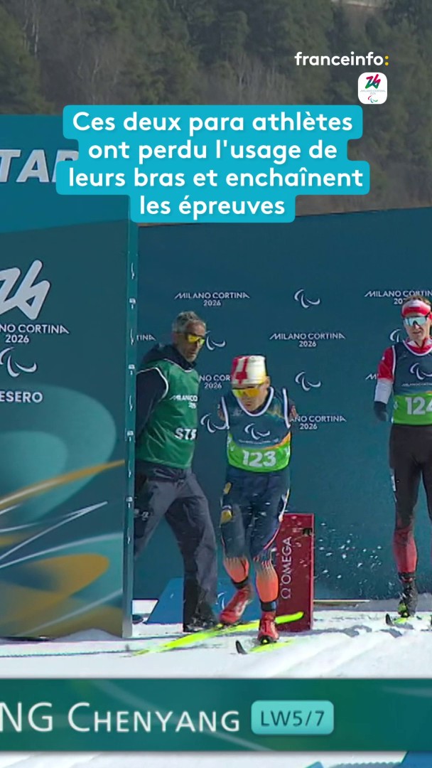Jeux paralympiques : ces para athlètes ont perdu l'usage de leurs bras et performent au plus haut niveau en participant aux épreuves de #MilanCortina2026