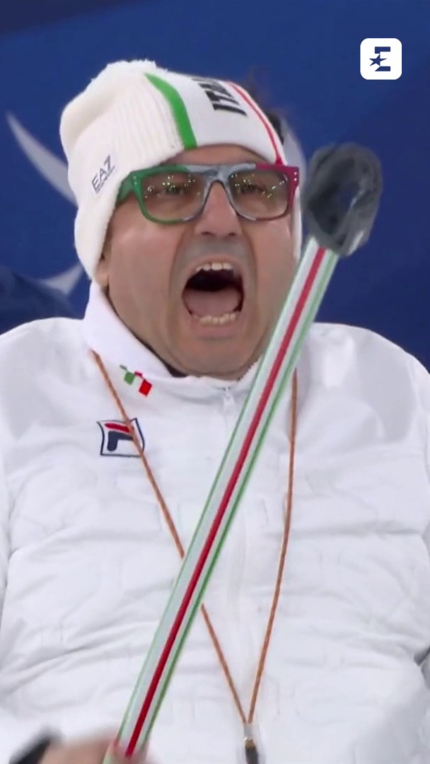 Un colpo da MAESTRO 🥌🎩🇮🇹 Grazie a questa invenzione di Egidio Marchese, l’Italia ha portato a casa un sesto end da 3 punti contro la Gran Bretagna, decisivo per la vittoria del match 😎 #Paralympics #MilanoCortina2026 #Paralimpiadi