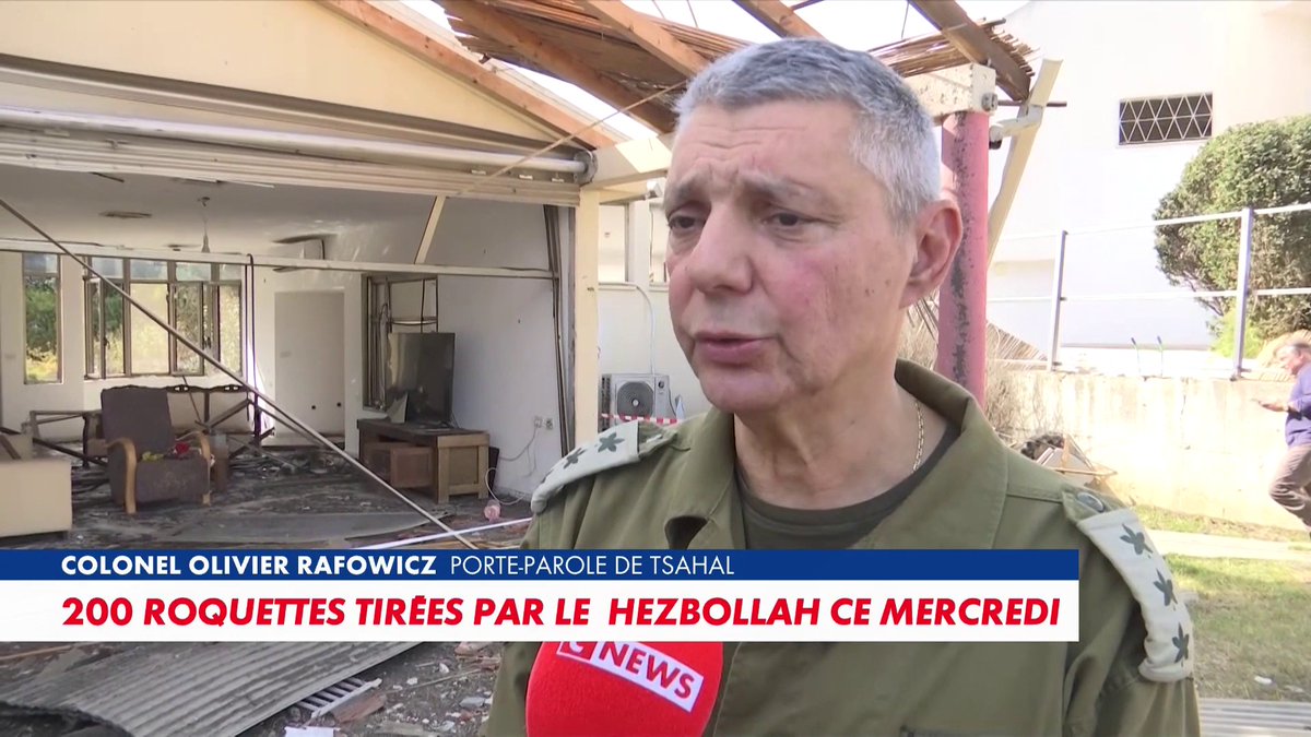 En direct d’Israël, le Colonel Olivier Rafowicz, fustige : «Le Hezbollah est un véritable cancer au sein de l’Etat libanais», dans #MidiNews Toute l'info est à retrouver sur