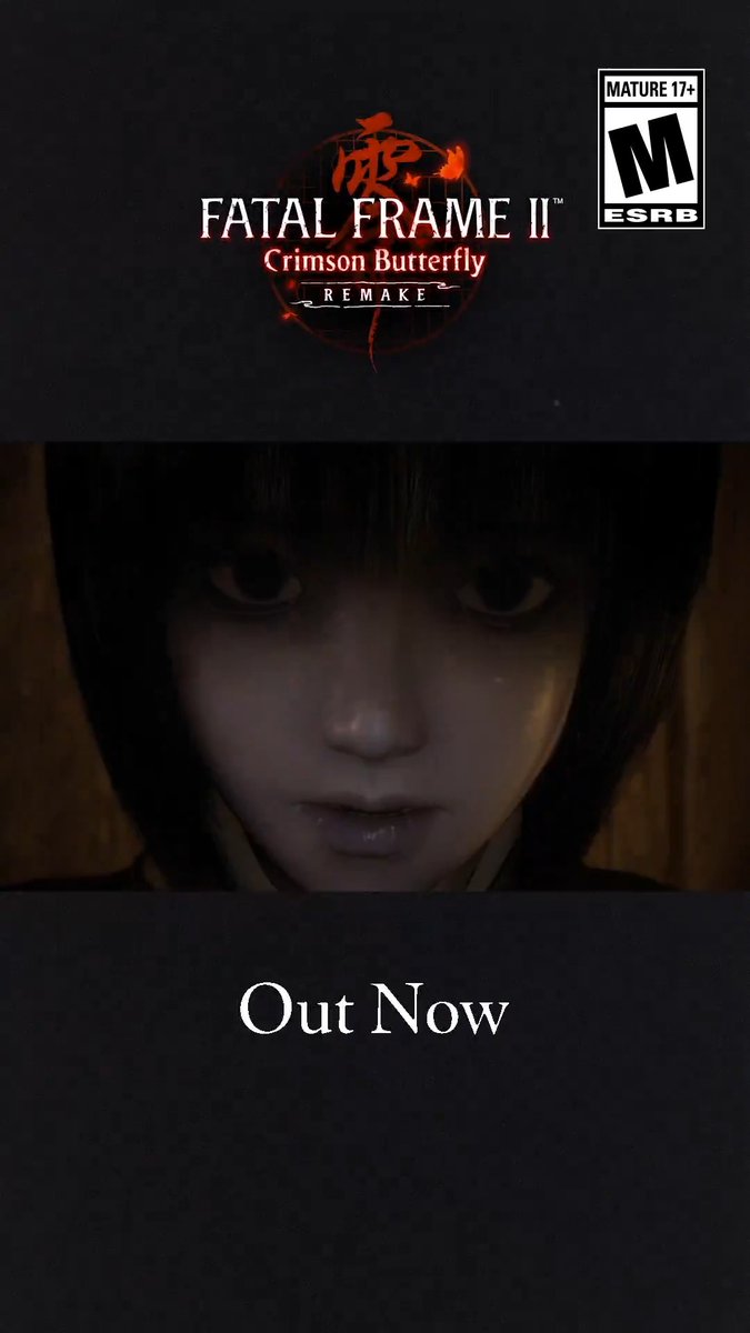 Fatal Frame II: Crimson Butterfly REMAKE is out today. Step into the Lost Village on PlayStation 5, Xbox Series X|S, Nintendo Switch™ 2, and Steam. Purchase here - #CrimsonButterflyRemake #FatalFrame #FATALFRAMEIIREMAKE
