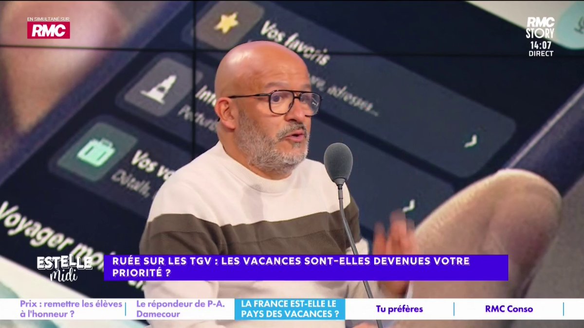 🚅 Les vacances sont-elles devenues votre priorité ? 🎙️ Benjamin Amar : "Quand je vois les tarifs proposés, je me rends bien compte que c'est inaccessible à 90% des Français... C'est un luxe pour une majorité des gens ! Les vacances sont une bouffée d'air !" #EstelleMidi