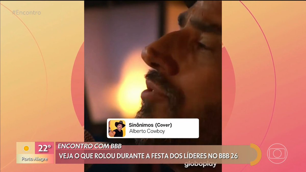 notas pro karaokê do Cowboy??? tem gogó ou não tem?? 🤔 #BBB26 #RedeBBB #Encontro