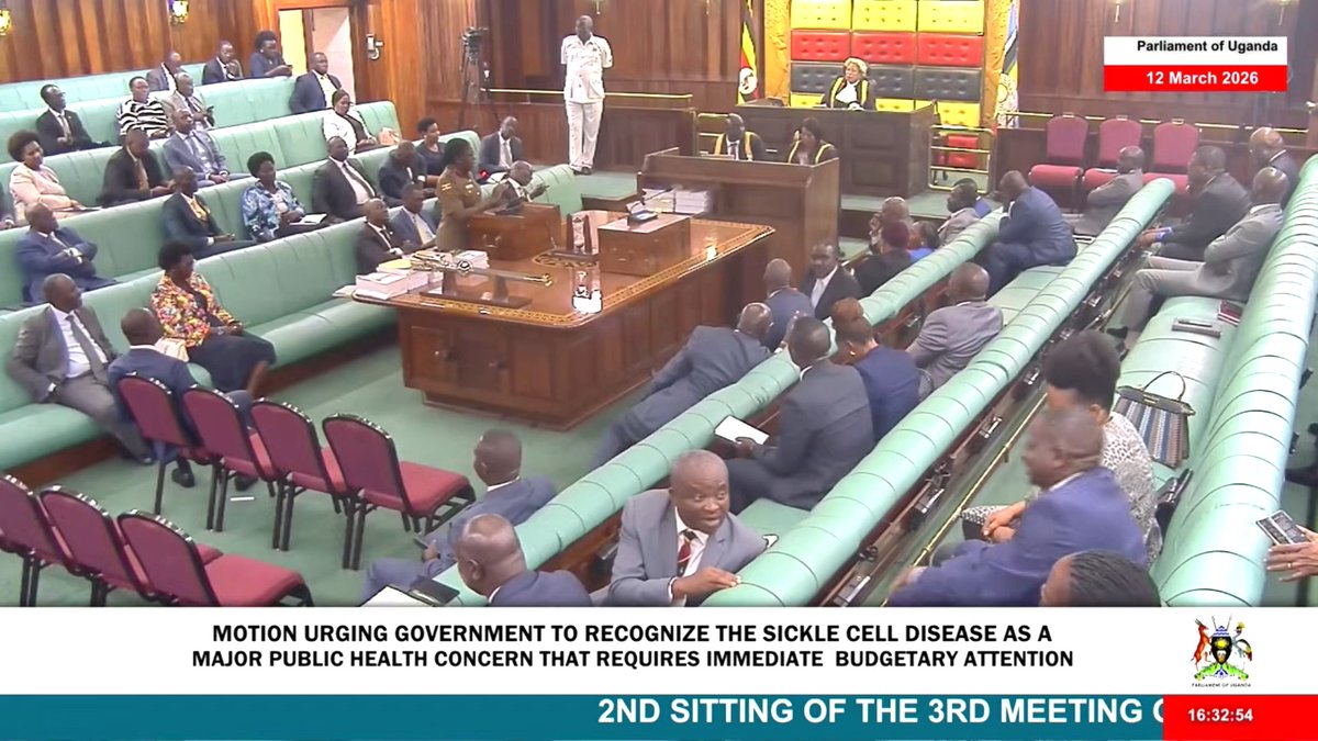 Hon. Victor Nekesa (UPDF Rep.) calls for the adoption of modern technology like the In Vitro Fertilisation (IVF) to assist sickle cell couples to produce children without passing on the genetic disorder. #PlenaryUg