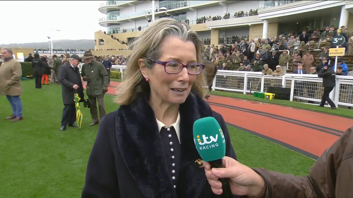 Imagine winning your first race as a jockey at Cheltenham, then having your mother say this on live TV! Unreal 🤣