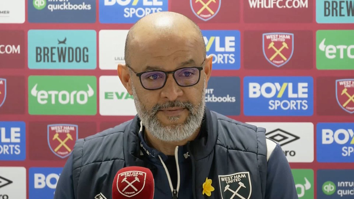 ''I watch all the games in the perspective of work'' Nuno Espírito Santo on whether he'll be watching the teams around West Ham as attempts to guide his side away from the relegation zone 🤔