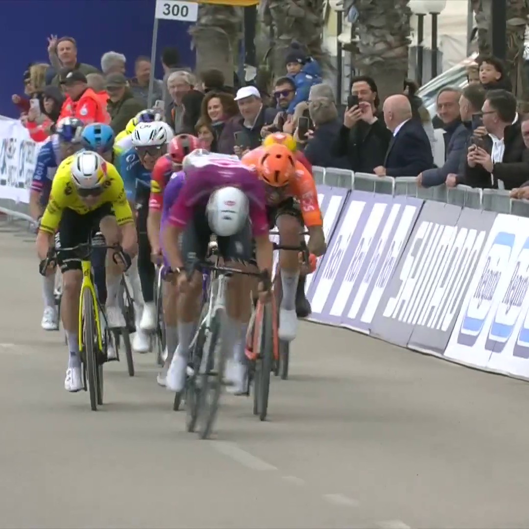 Mathieu van der Poel wins a thrilling, full-gas finish to Tirreno-Adriatico with attacks flying left, right, and centre 💥