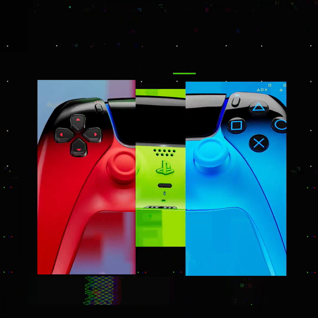 The Hyperpop Collection drops today. Choose your track: 🔴 Techno Red 🟢 Remix Green 🔵 Rhythm Blue Available now, direct from PlayStation: