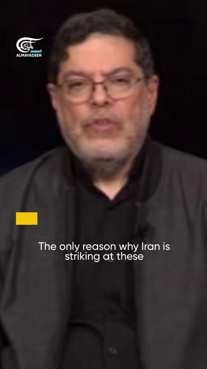 Professor Mohammad Marandi explains #Iran’s strikes on #US and Israeli targets in the #Gulf, emphasizing that the attacks respond to foreign bases and intervention on Iranian soil. He stressed that only a lasting resolution ensuring Iran’s security, not a temporary ceasefire, will prevent future conflict. Seyed Mohammad Marandi