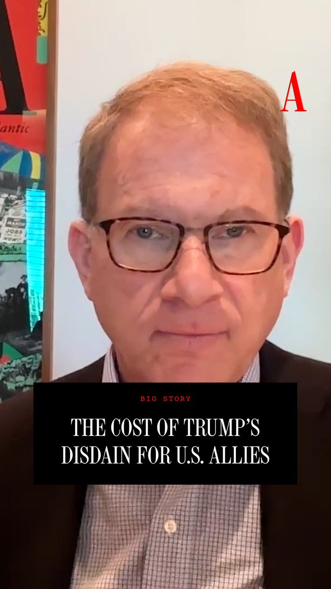 Trump’s disparagement of U.S. allies has a long-term cost, Jeffrey Goldberg says: “The stupidity of the question is embedded in the question itself: Is it better to go to war with partners or go alone?”