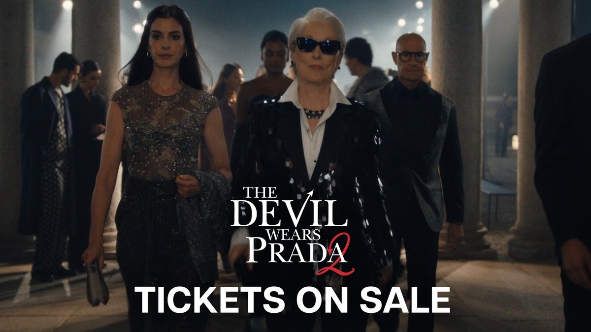 The moment is here. Get tickets now for THE DEVIL WEARS PRADA 2, in AMC Theatres 5/1.