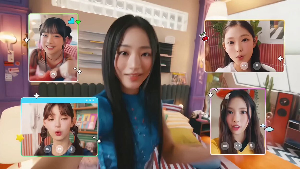 another newjeans x pepero ad!
