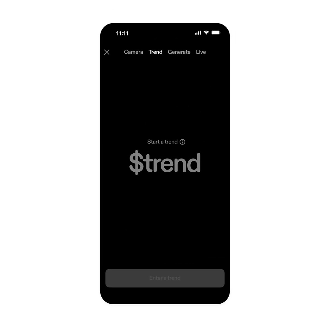 Trends are now in the app and Trends are free to launch and for one month starting today have just 0.01% trading fees.
