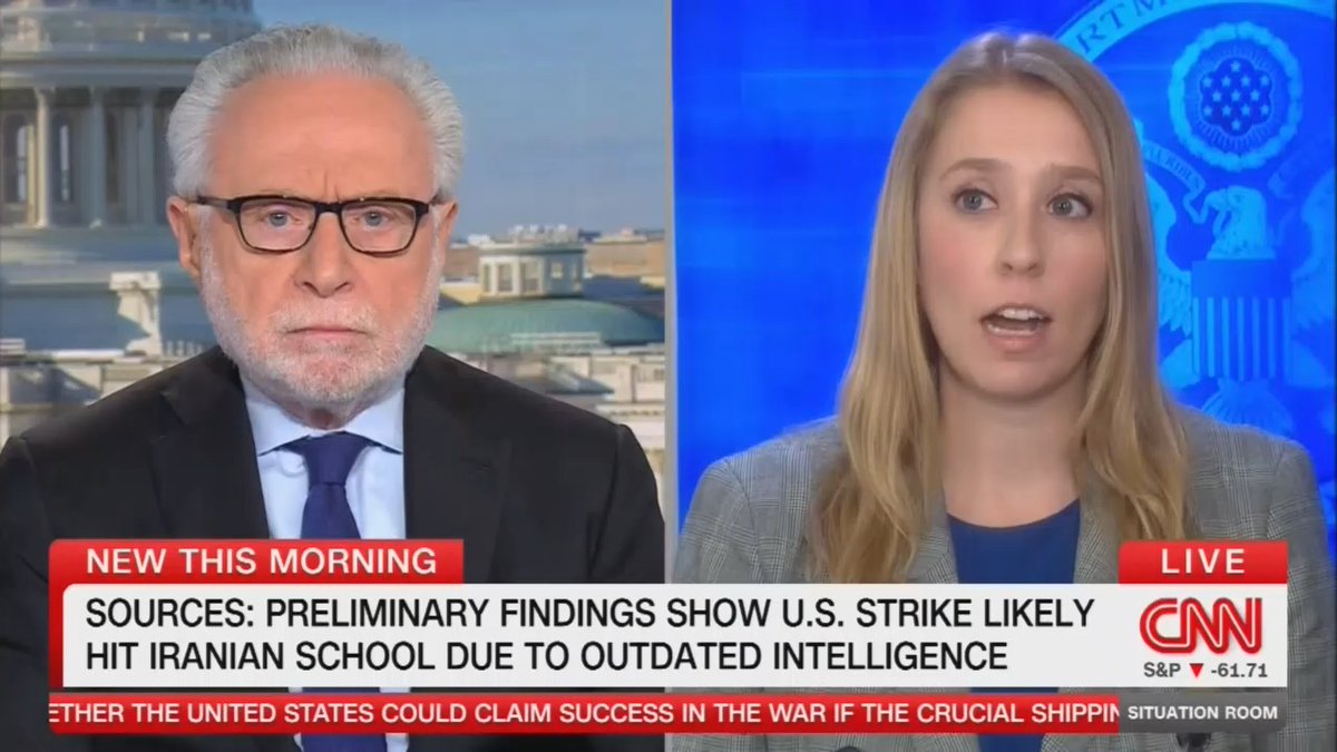 Reporter: US Central Command had used outdated intelligence to compile the coordinates for this deadly strike on the school that killed some 180 civilians, including those 168 school children. There are growing questions as to why that outdated intelligence was used.