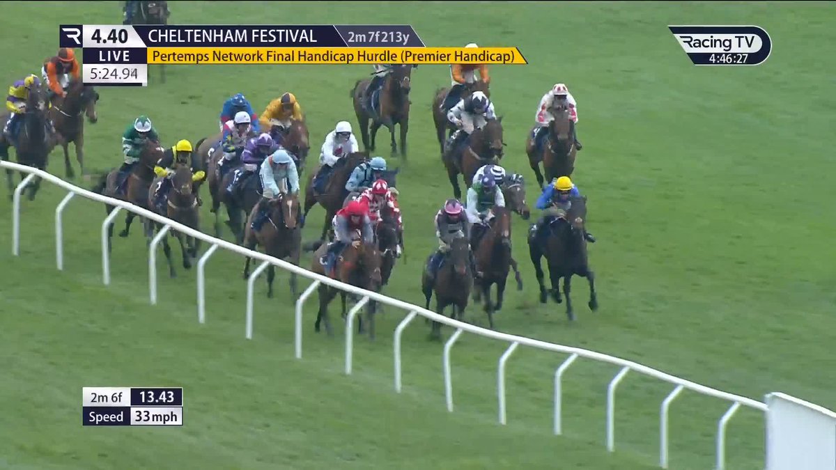 Supremely West, superb! 👌 Harry Skelton guides him to victory in the Pertemps Handicap Hurdle 👏