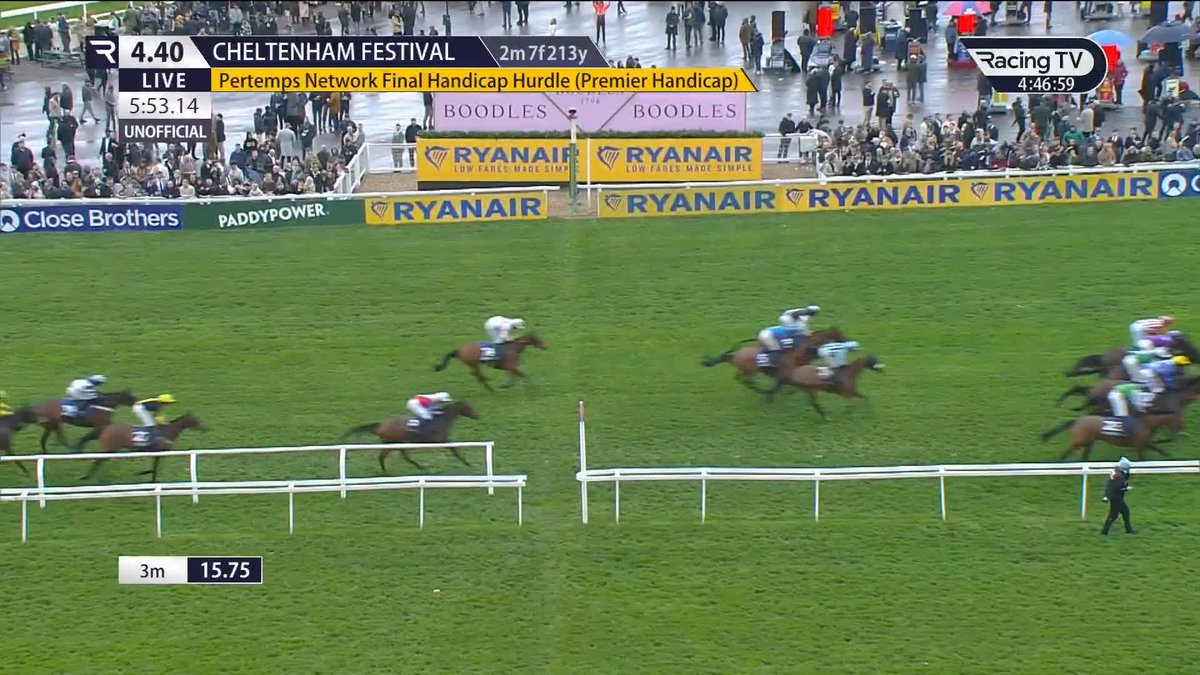 Supremely West lands a massive gamble in the Pertemps for team Skelton. He’s won that with a stone in hand at least! 👑 💷