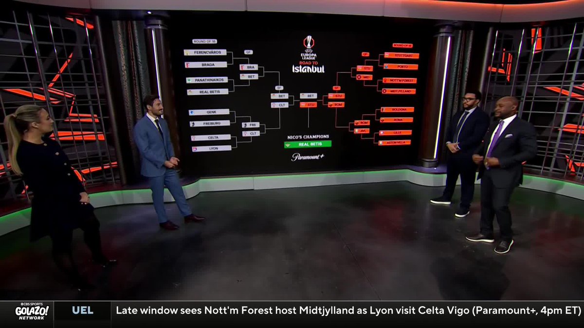 "I am a Birmingham City man, ex-captain. There is NO way Aston Villa are going through." 😭 Troy Deeney, Poppy Miller, Nigel Reo-Coker and Nico Cantor select their Europa League brackets 🏆