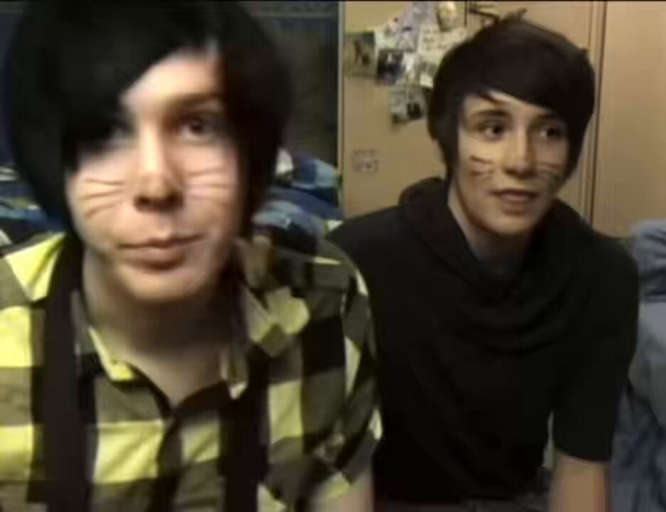 watching 2009/2010 dan and phil is like watching the creation of the bible but for gay people