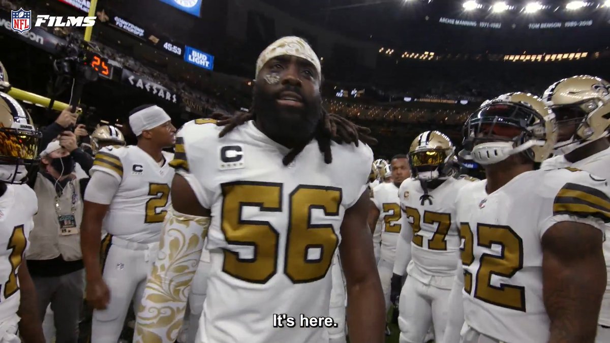 Leader of his city ⚜️ Demario Davis served the New Orleans Saints like no other