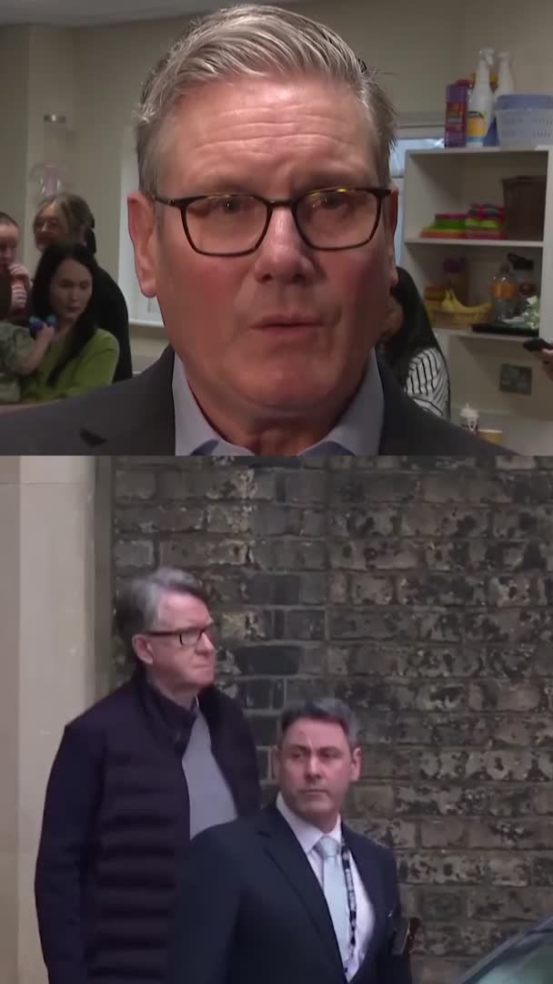 British Prime Minister Keir Starmer said 'I made a mistake in appointing Peter Mandelson' as U.S. ambassador, his first comments on the subject since the release of the Mandelson files