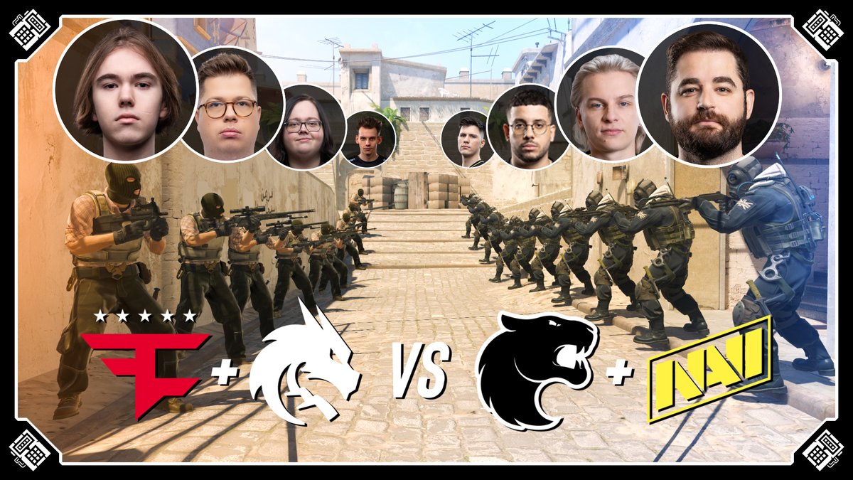 Ever wondered what would happen if CS teams had TEN PLAYERS?! @fazeesports &amp; @team__spirit vs. FURIA &amp; NAVI - 10v10 SHOWMATCH!