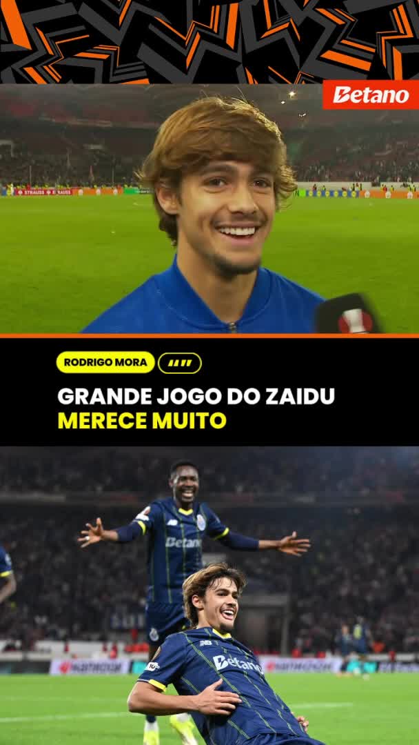 Rodrigo Mora não tem andamento para o turbo de Zaidu 😅💨 #sporttvportugal #EUROPAnaSPORTTV #UEFAEuropaLeague #Estugarda #FCPorto #ConfiaBetano #BetanoUEL