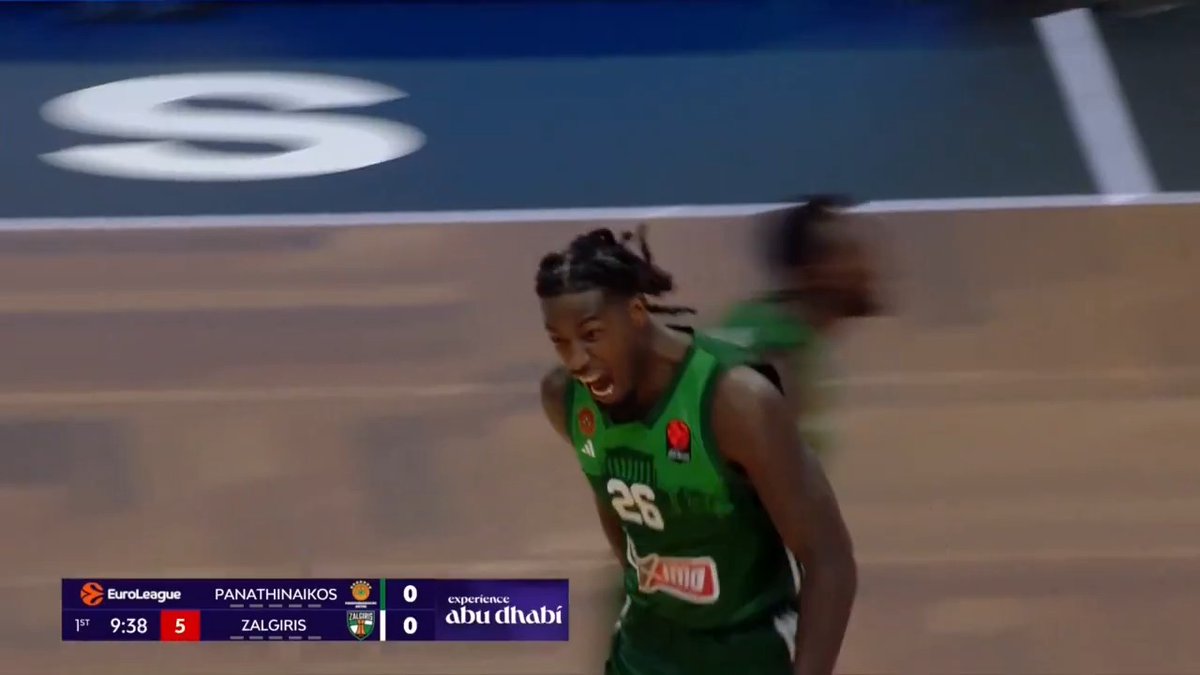 His first bucket back, welcome BACK Mathias Lessort Listen to that👏