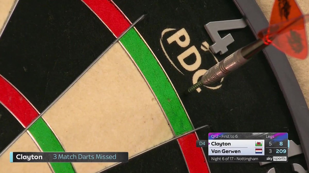 Pour la troisième semaine d'affilée, Michael van Gerwen est éliminé d'entrée en Premier League, ce soir face à Jonny Clayton ! Suivez la soirée de Nottingham en direct sur L'Équipe live #lequipeFLECHETTES