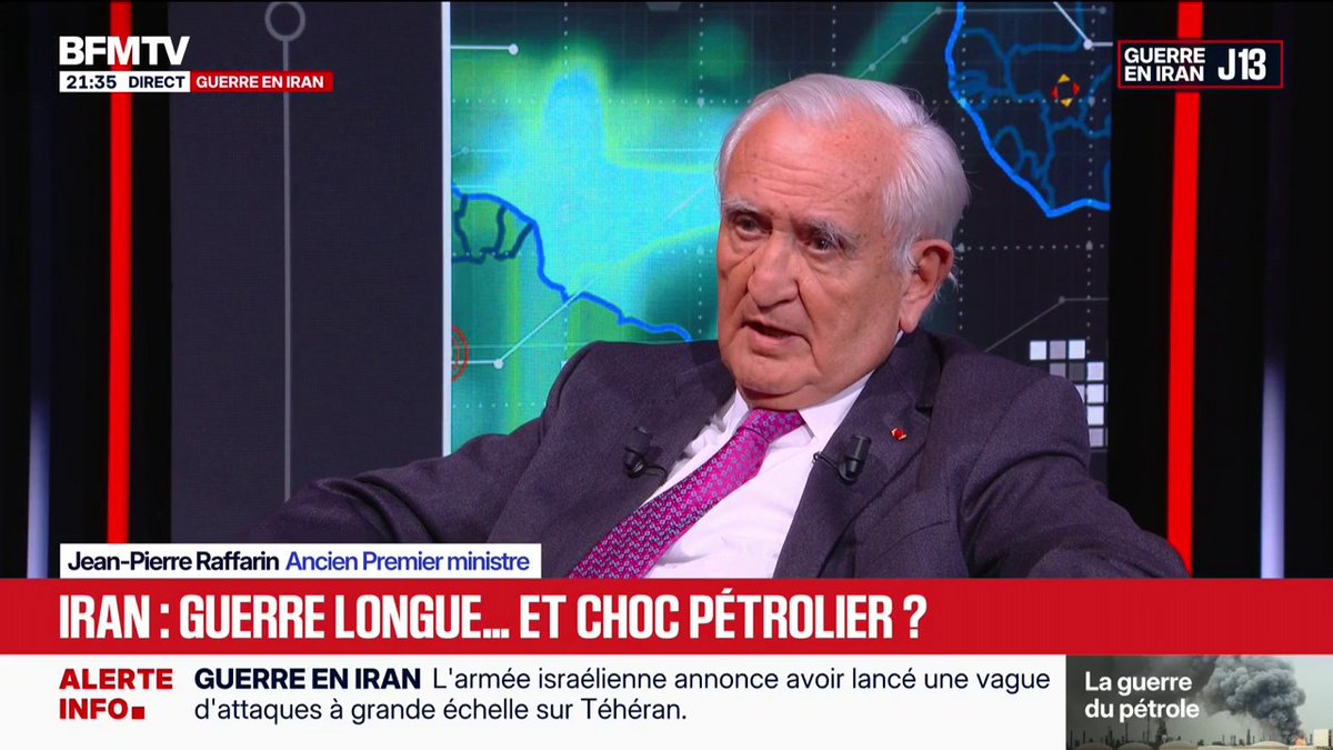“La Chine et les États-Unis ne peuvent pas accepter une tension sur le pétrole trop prolongée”, déclare Jean-Pierre Raffarin, ancien Premier ministre